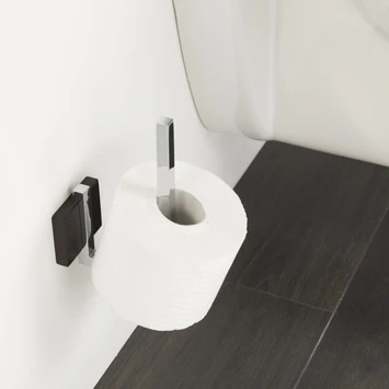 Tiger Reserverolhouder Zenna Hangend Chroom/Wengé 5 Tiger Reserverolhouder Zenna Hangend Chroom/Wengé - Afbeelding 5