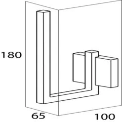 Tiger Reserverolhouder Zenna Hangend Chroom/Wengé 11 Tiger Reserverolhouder Zenna Hangend Chroom/Wengé -Tiger 123 2916