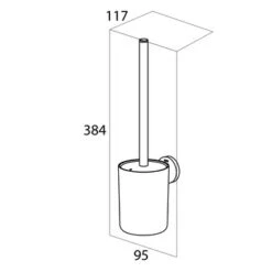 Tiger Toiletborstelhouder Urban Hangend Zwart 19 Tiger Toiletborstelhouder Urban Hangend Zwart -Tiger 123 2945