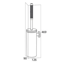 Tiger Toiletborstelhouder Boston Comfort & Safety Hangend RVS 11 Tiger Toiletborstelhouder Boston Comfort & Safety Hangend RVS -Tiger 123 2951
