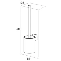Tiger Wc-Borstelhouder Colar Zwart 21 Tiger Wc-Borstelhouder Colar Zwart -Tiger 123 2986