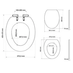 Tiger WC Bril Mississippi Wit Hout Met Softclose -Tiger 123 3025