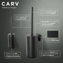 Tiger Carv Toiletborstel Met Houder Zwart 11 Tiger Carv Toiletborstel Met Houder Zwart -Tiger 123 3050