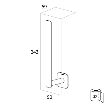 Tiger Reserverolhouder Colar Hangend RVS 10 Tiger Reserverolhouder Colar Hangend RVS - Afbeelding 10