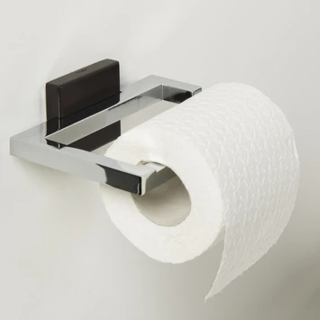 Tiger Toilethouder Zenna Chroom/Wengé 3 Tiger Toilethouder Zenna Chroom/Wengé - Afbeelding 3