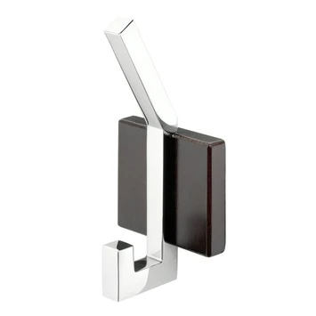 Tiger Haak Zenna Groot Chroom/Wengé 1 Tiger Haak Zenna Groot Chroom/Wengé