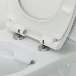 Tiger WC Bril Speckels Duroplast Zwart-wit -Tiger 123 3155