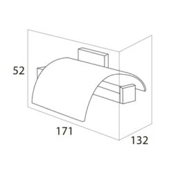 Tiger Toiletrolhouder Items Met Klep RVS 5 Tiger Toiletrolhouder Items Met Klep RVS -Tiger 123 3172