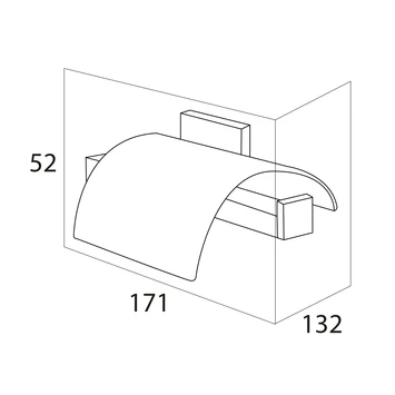 Tiger Toiletrolhouder Items Met Klep RVS 3 Tiger Toiletrolhouder Items Met Klep RVS - Afbeelding 3