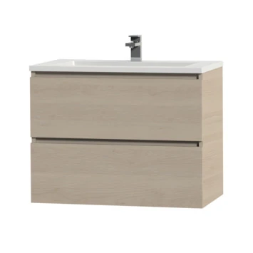 Tiger Karlo Badkamermeubel 80 Cm Naturel Eiken Met Wastafel Hoogglans Wit 1 Tiger Karlo Badkamermeubel 80 Cm Naturel Eiken Met Wastafel Hoogglans Wit