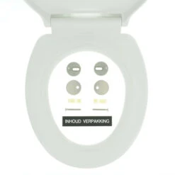 Tiger WC Bril Burton Wit Kunststof Met Softclose -Tiger 123 3196