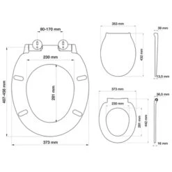 Tiger WC Bril Burton Wit Kunststof Met Softclose -Tiger 123 3200