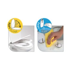 Tiger WC Bril Aiden Zwart Kunststof Met Softclose -Tiger 123 3208