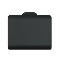 Tiger Toiletrolhouder Carv Met Klep Zwart -Tiger 123 3213