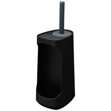 Tiger Toiletborstelhouder Tess Met Opbergvak Staand Zwart/antraciet 3 Tiger Toiletborstelhouder Tess Met Opbergvak Staand Zwart/antraciet - Afbeelding 3