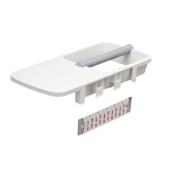 Tiger Toiletrolhouder TESS Met Planchet Wit/lichtgrijs 14 Tiger Toiletrolhouder TESS Met Planchet Wit/lichtgrijs -Tiger 123 3254