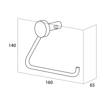 Tiger Toiletrolhouder Sem Zwart 7 Tiger Toiletrolhouder Sem Zwart - Afbeelding 7