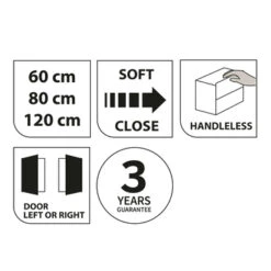 Tiger Kolomkast Karlo Zwart Mat -Tiger 123 332