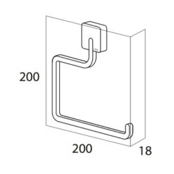 Tiger Toiletrolhouder Impuls RVS -Tiger 123 3343