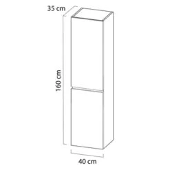 Tiger Kolomkast Karlo Zwart Mat -Tiger 123 337
