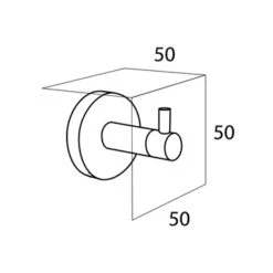 Tiger Haak Boston Groot Verchroomd RVS 6 Tiger Haak Boston Groot Verchroomd RVS -Tiger 123 3393