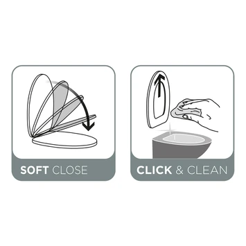 Tiger WC Bril Mason Pergamon Kunststof Met Softclose 5 Tiger WC Bril Mason Pergamon Kunststof Met Softclose - Afbeelding 5