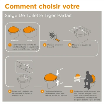 Tiger WC Bril Mason Pergamon Kunststof Met Softclose 7 Tiger WC Bril Mason Pergamon Kunststof Met Softclose - Afbeelding 7