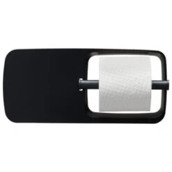 Tiger Toiletrolhouder TESS Met Planchet Zwart/antraciet -Tiger 123 3471