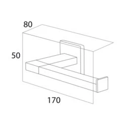 Tiger Toiletrolhouder Items Chroom -Tiger 123 3510
