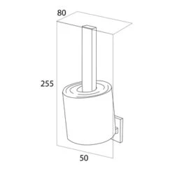 Tiger Reserverolhouder Items Hangend RVS -Tiger 123 3515