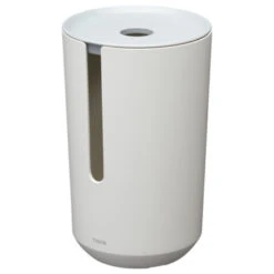 Tiger Reserverolhouder TESS Met Deksel Vrijstaand Wit/lichtgrijs