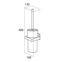 Tiger Toiletborstelhouder Items Hangend RVS 13 Tiger Toiletborstelhouder Items Hangend RVS -Tiger 123 3584