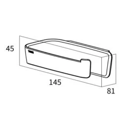 Tiger Toiletrolhouder TESS Zwart 17 Tiger Toiletrolhouder TESS Zwart -Tiger 123 3598