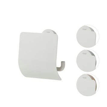 Tiger Toiletrolhouder Urban Wit Met Klep 2 Tiger Toiletrolhouder Urban Wit Met Klep - Afbeelding 2