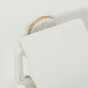 Tiger Toiletrolhouder Urban Wit Met Klep 6 Tiger Toiletrolhouder Urban Wit Met Klep - Afbeelding 6
