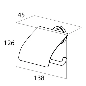 Tiger Toiletrolhouder Urban Wit Met Klep 12 Tiger Toiletrolhouder Urban Wit Met Klep - Afbeelding 12