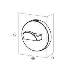 Tiger Noon Zelfklevende Grote Haak Inox 11 Tiger Noon Zelfklevende Grote Haak Inox -Tiger 123 3633
