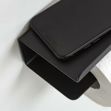 Tiger Colar Toiletrolhouder Met Planchet Zwart 6 Tiger Colar Toiletrolhouder Met Planchet Zwart - Afbeelding 6