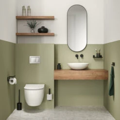 Tiger Colar Toiletrolhouder Met Planchet Zwart 19 Tiger Colar Toiletrolhouder Met Planchet Zwart -Tiger 123 3731