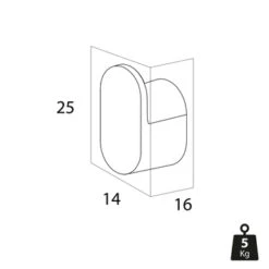 Tiger Handdoekhaak Carv Klein Zwart 9 Tiger Handdoekhaak Carv Klein Zwart -Tiger 123 3744