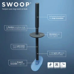 Tiger Toiletborstelhouder TESS Met Swoop Borstel Flexibel Zwart/antraciet 19 Tiger Toiletborstelhouder TESS Met Swoop Borstel Flexibel Zwart/antraciet -Tiger 123 3778