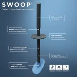 Tiger Toiletborstelhouder TESS Met Swoop Borstel Flexibel Zwart/antraciet 21 Tiger Toiletborstelhouder TESS Met Swoop Borstel Flexibel Zwart/antraciet -Tiger 123 3780
