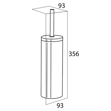 Tiger Boston Toiletborstelgarnituur RVS Glans 4 Tiger Boston Toiletborstelgarnituur RVS Glans - Afbeelding 4