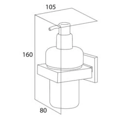 Tiger Zeepdispenser Items Hangend RVS 7 Tiger Zeepdispenser Items Hangend RVS -Tiger 123 382