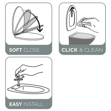 Tiger WC Bril Venture Pergamon Kunststof Met Softclose 10 Tiger WC Bril Venture Pergamon Kunststof Met Softclose - Afbeelding 10