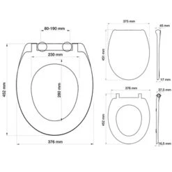 Tiger WC Bril Venture Pergamon Kunststof Met Softclose 21 Tiger WC Bril Venture Pergamon Kunststof Met Softclose -Tiger 123 3875