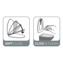 Tiger WC Bril Mason Wit Kunststof Met Softclose -Tiger 123 3882