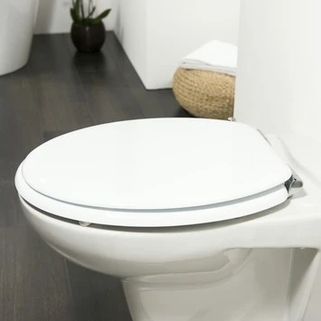 Tiger WC Bril Reno Wit MDF Met Softclose 5 Tiger WC Bril Reno Wit MDF Met Softclose - Afbeelding 5