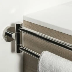 Tiger Dubbel Handdoekrek Boston Met Draaibare Armen Chroom -Tiger 123 392