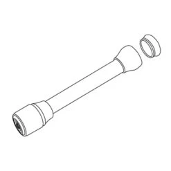 Tiger Splash Kraanslang Silverflex Supreme Met Waterbesparende Keukendouche En Kogelgewricht M22/M24 -Tiger 123 3933